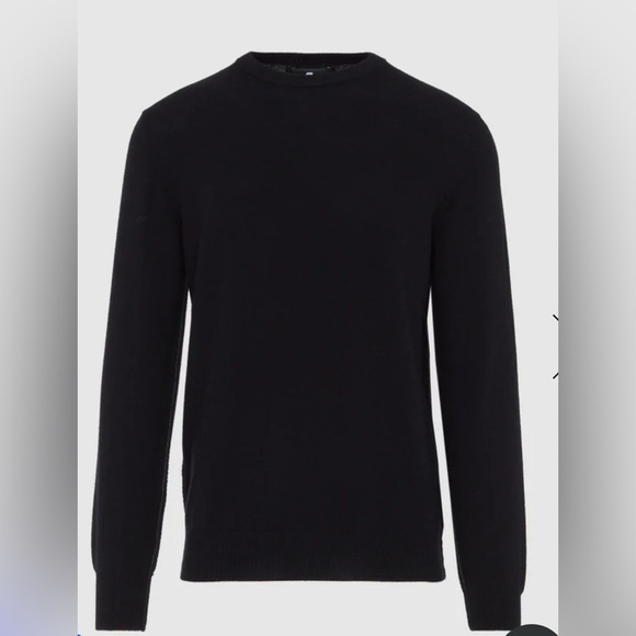 7 For All Mankind Black Crewneck Sweater - Picture 1 of 3